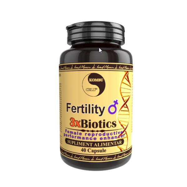 Fertility female 3x biotics, 40 comprimate