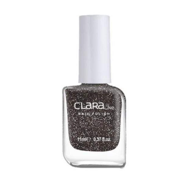 Lac de unghii claraline glitter 114 negru, 11 ml