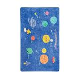 Covor pentru copii Space, Albastru, 100x160 cm