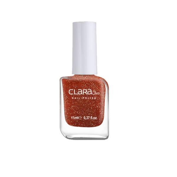 Lac de unghii claraline glitter 106 oranje, 11 ml