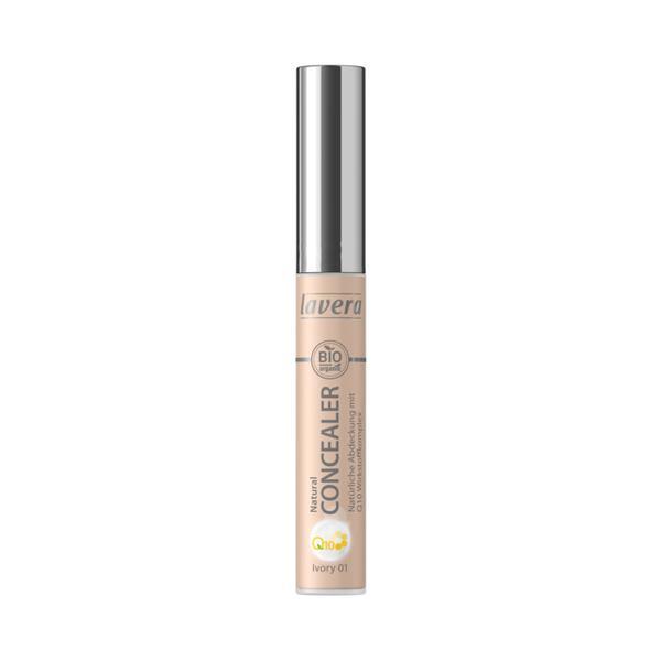Corector bio cu coenzima Q10 pentru cearcane si roseata Ivory 01, Lavera, 5.5 ml 01