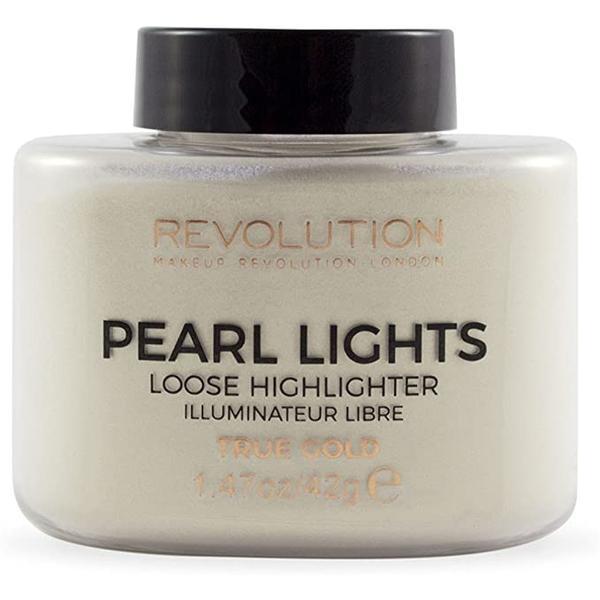 Iluminator Pearl Lights, True Gold, 25 g, Makeup Revolution esteto.ro poza noua reduceri 2022