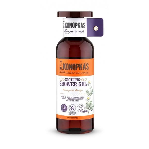 Gel de dus calmant cu musetel, dr. konopka, 500ml
