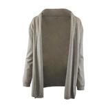 Cardigan tricotat fin, bej, L-XL