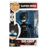 Figurina metalica de colectie cu lumini si sunete, Die Cast Robot, 11 cm, Batman