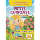 Formeaza imaginea. Fetite curioase + 62 autocolante, editura Pegas