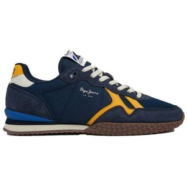 Pantofi sport barbati pepe jeans holland retro pms30848-595, 44, albastru