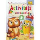 Activitati amuzante. Bufnita 46 autocolante 4 ani+, editura Pegas