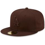 Sapca unisex New Era LA Dodgers League Essential Brown 59FIFTY 60285231, 7 1/4, Maro