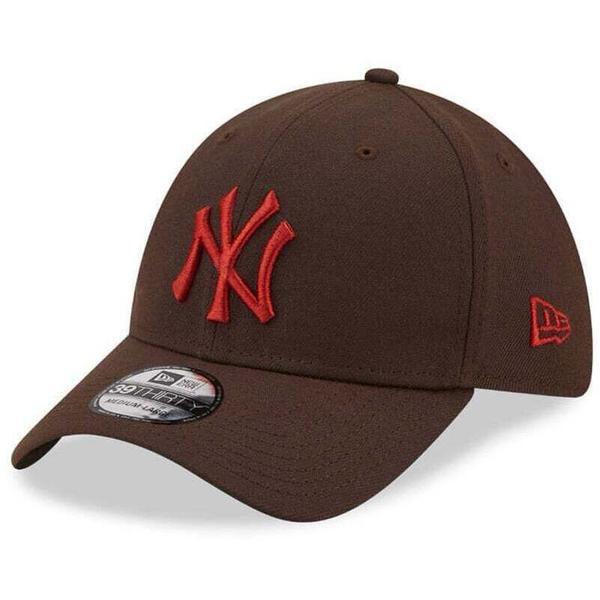 Sapca unisex New Era New York Yankees League Essential Dark Brown 39THIRTY 60284930, XS/S, Maro