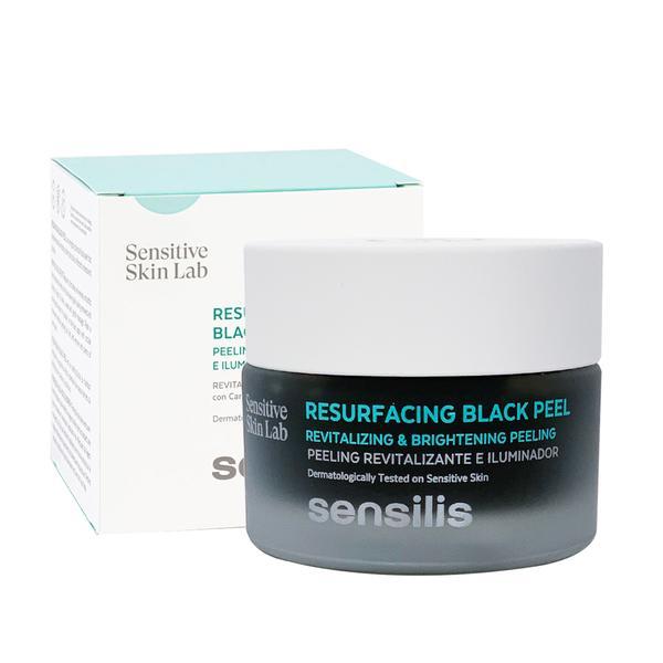 Crema de fata Sensilis Resurfacing Black Peel, pentru peeling, netezire, iluminare si revitalizare, toate tipurile de ten, 50 ml Black imagine noua