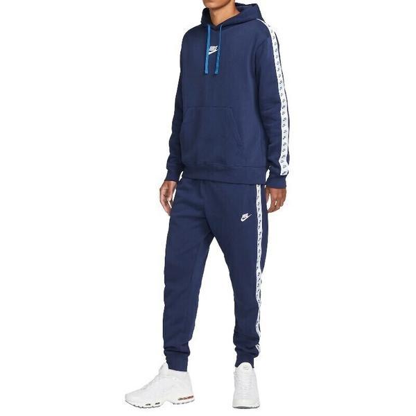 Trening barbati nike essential fleece graphic dm6838-410, xl, albastru
