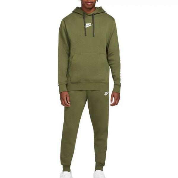 Trening barbati Nike Essential Fleece Graphic DM6838-326, S, Verde