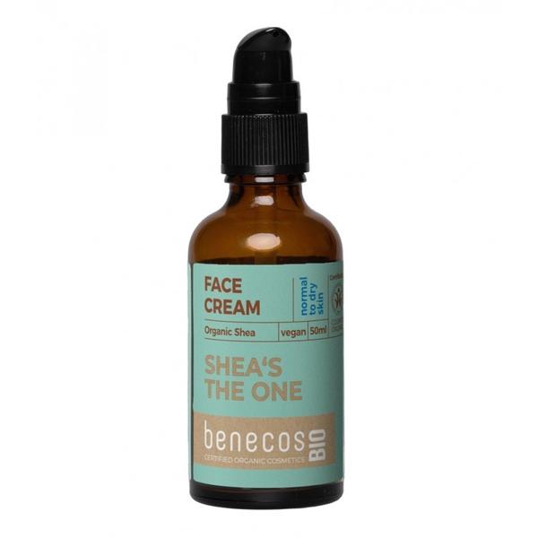 Crema Hidratanta cu Shea penteu Ten Normal-uscat - Shea's The One Benecos Bio, 50 ml