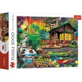 Puzzle 3000 Trefl Cabana din Padure