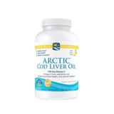 Supliment alimentar Arctic Cod Liver Oil 750mg Omega-3 Lemon- Nordic Naturals, 180capsule 