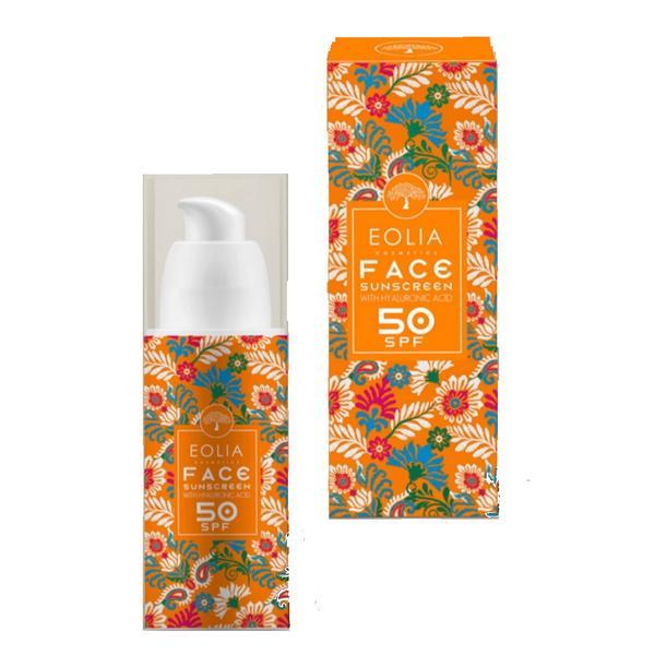 Crema de fata cu protectie solara eolia spf 50, 50 ml