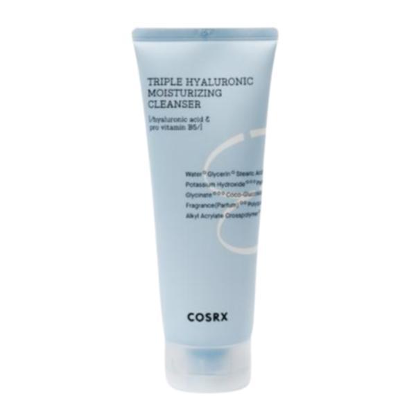 Spumă de curățare a feței cu 3 tipuri de acid hialuronic Cosrx acid imagine noua