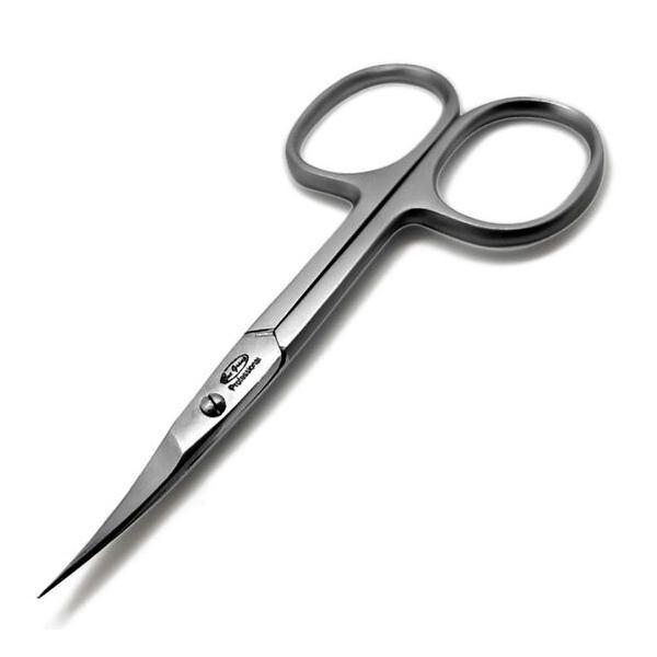 Forfecuta pentru cuticule curbata, instrumente manichiura, argintiu