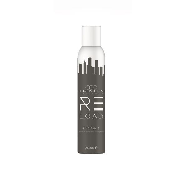 Spray pentru par, fixare extra-puternica, Reload Trinity Haircare, 300 ml