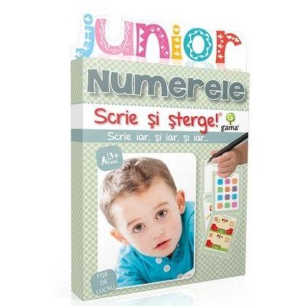 Scrie si sterge - numerele, editura gama