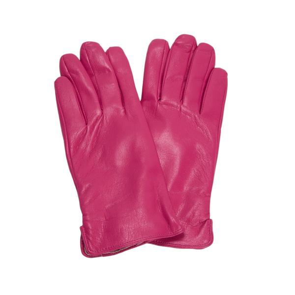 Manusi fuchsia cu fronseu decorativ