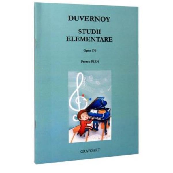 Studii elementare pentru pian opus 176 - duvernoy, editura grafoart