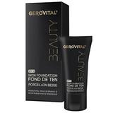 Fond de Ten cu Acid Hialuronic si Vitamina E - Gerovital Beauty Skin Foundation, nuanta Porcelain Beige, 30 ml