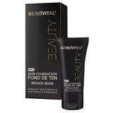 Fond de Ten cu Acid Hialuronic si Vitamina E - Gerovital Beauty Skin Foundation, nuanta Bronze Beige, 30 ml