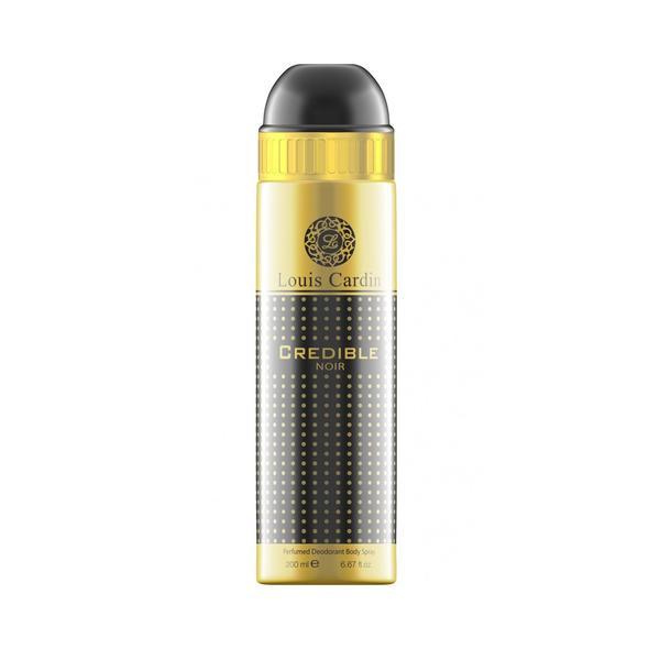 Deodorant Spray pentru barbati Louis Cardin Credible Noir,200 Ml -Louis poza noua reduceri 2022