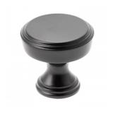 Buton pentru mobila Sonet, finisaj negru mat GT, D:25 mm