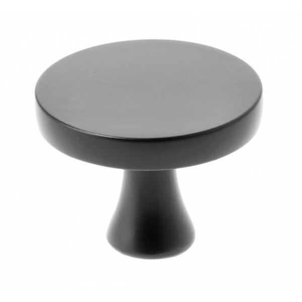 Buton pentru mobila Dune, finisaj negru mat GT, D:33.5 mm