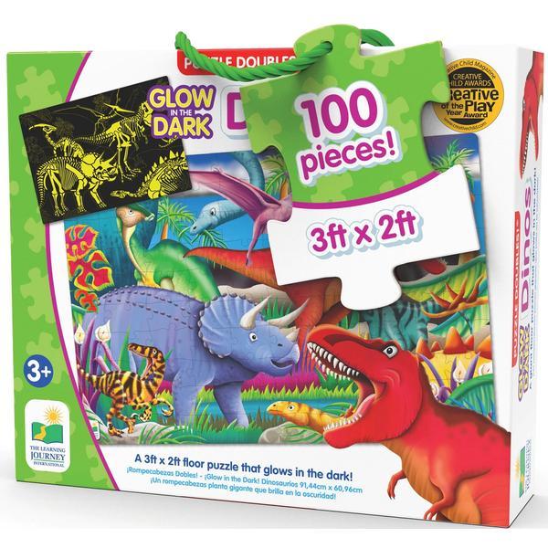 Puzzle straluceste in intuneric. Dinozauri