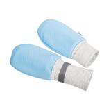 Manusi protectie pacient, Suprima, Unisex, Bleu-Alb, Mar S/M