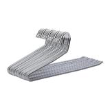 Umerase pantaloni, 20 bucati, Antiderapant, Metal, Argintiu