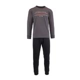 Pijama barbat, Univers Fashion,  bluza gri inchis si pantaloni gri antracit, M