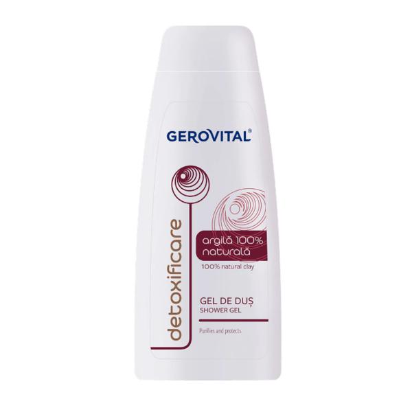 Gel de dus - Gerovital Argila 100 % naturala, 400 ml