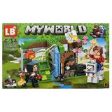 Set de constructie LB Plus, My World of Minecraft, 4 in 1, 211 piese