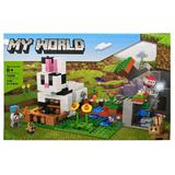 Set de constructie My World of Minecraft, Casuta Iepurasului, 340 piese