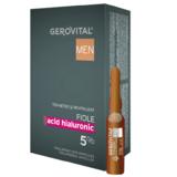 Fiole cu Acid Hialuronic 5% Gerovital Men 10 fiole x 2ml