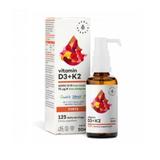 Supliment lichid Vitamin D3 4000 IU + K2, MCT Oil Picaturi Aura Herbals, 50ml