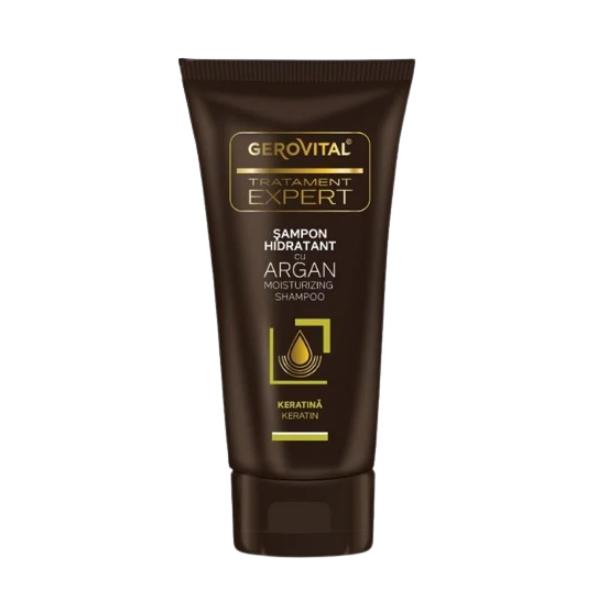 Sampon Hidratant cu Argan Gerovital Tratament Expert, 40ml