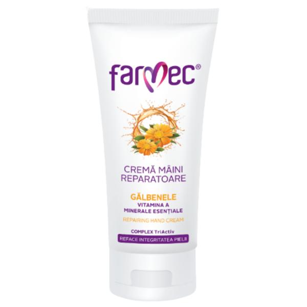 Crema de Maini Reparatoare cu Galbenele Farmec, 100ml