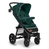 Lionelo - Carucior sport Annet Tour, De la nastere, UPF 50+, Cu maner reglabil, Plasa de tantari, Suport biberon, Saculet pentru picioare, Pana la 22 kg, Verde