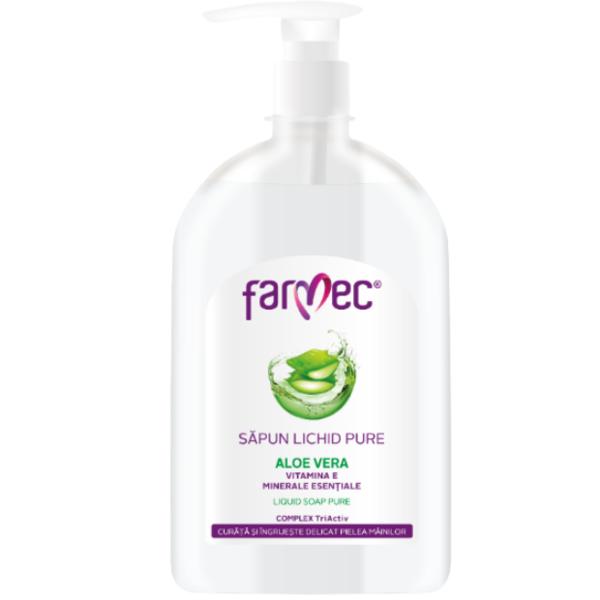 Sapun Lichid Pure Aloe Vera Farmec, 500ml 