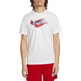 Tricou barbati Nike Sportswear Swoosh DN5243-100, XL, Alb