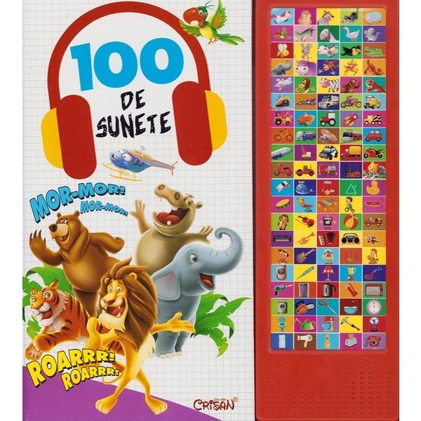 100 de sunete. Carte cu sunete, editura Crisan