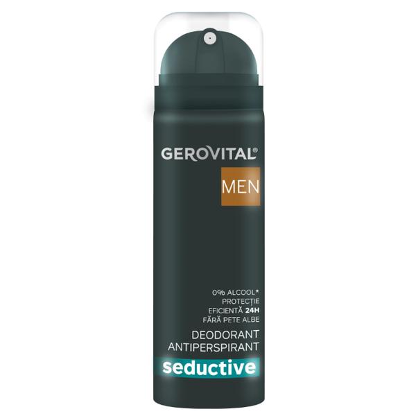 Deodorant antiperspirant Seductive Gerovital Men, 150ml