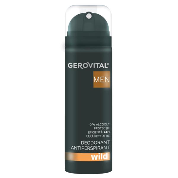 Deodorant antiperspirant Wild Gerovital Men, 150ml image3