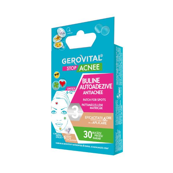 Buline Autoadezive Antiacnee - Gerovital Stop Acnee, 30buc